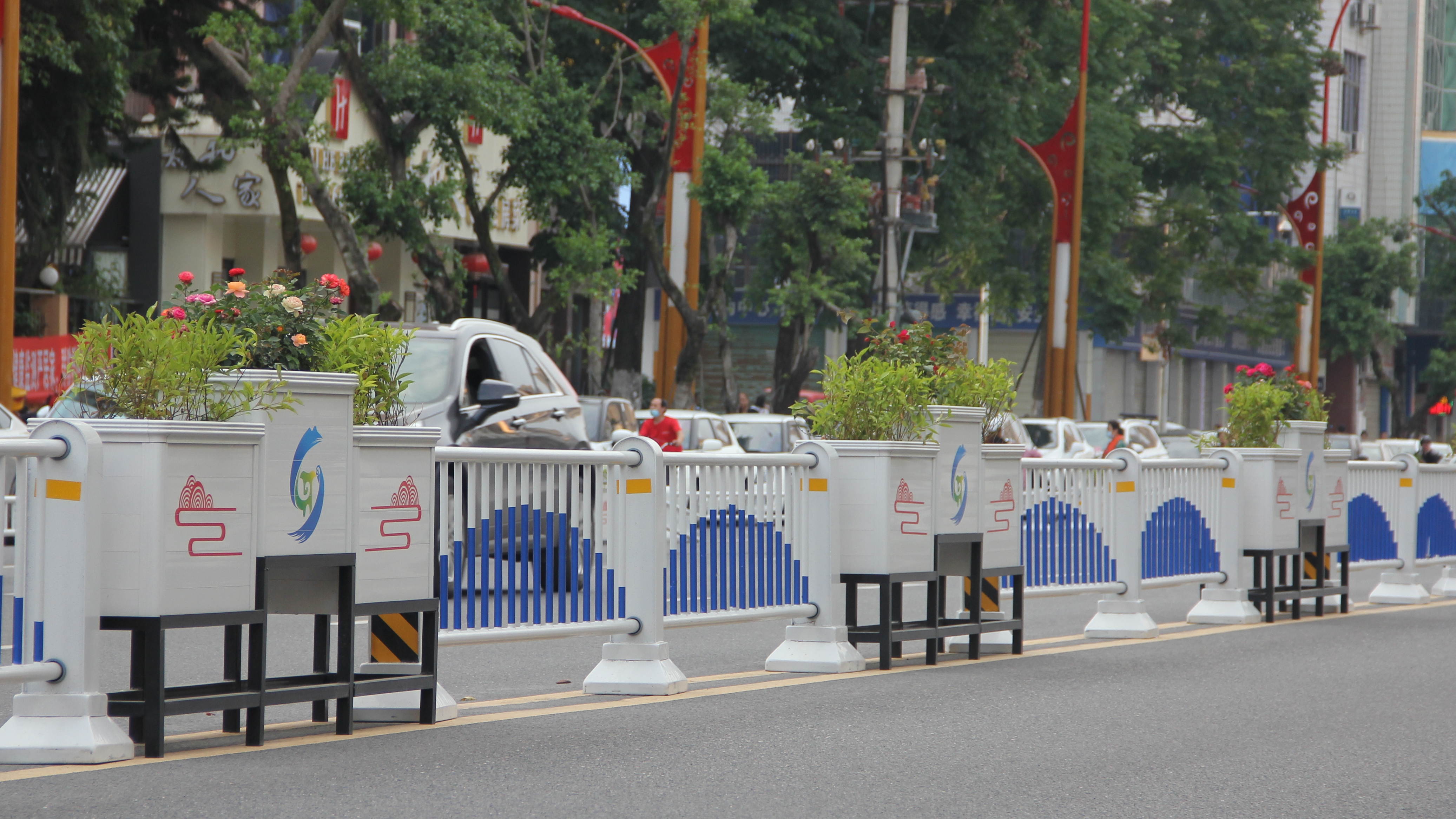 组合式花箱护栏 